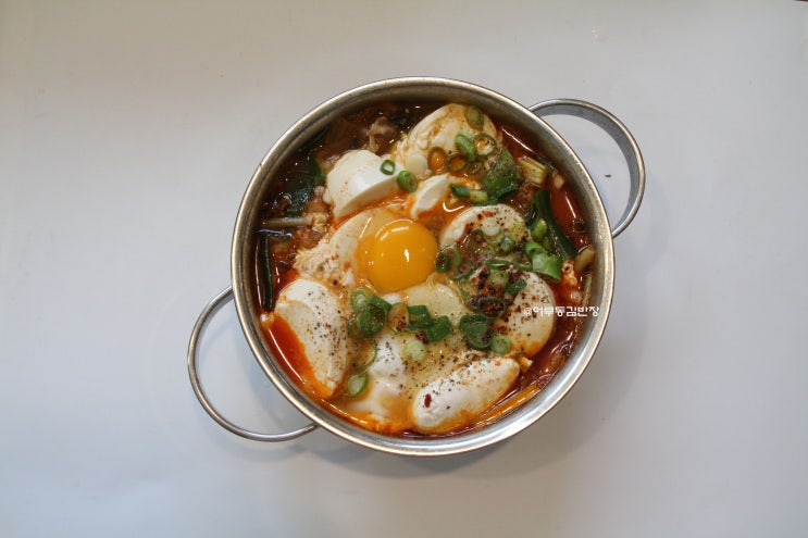 차돌 순두부찌개 황금 레시피 순두부찌개 레시피