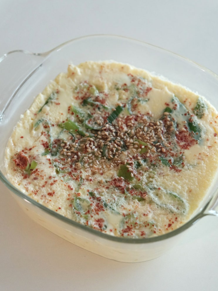 전자레인지 계란찜 레시피 부드러운 옛날식 계란찜 만들기
