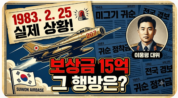 꼬꼬무 미그기 몰고 귀순한 이웅평, 당시 받은 보상금 15억(현재 수....