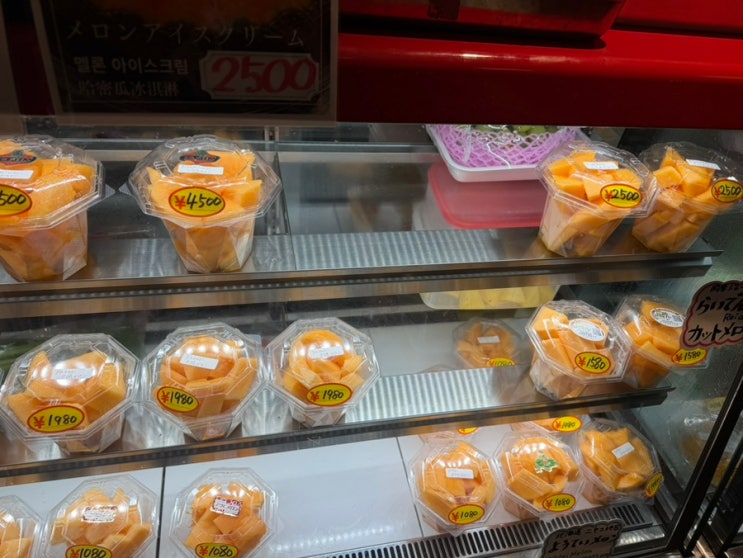 삿포로 유바리멜론 마트 다누키코지 상점가 '토도시마 청과점' 구글....