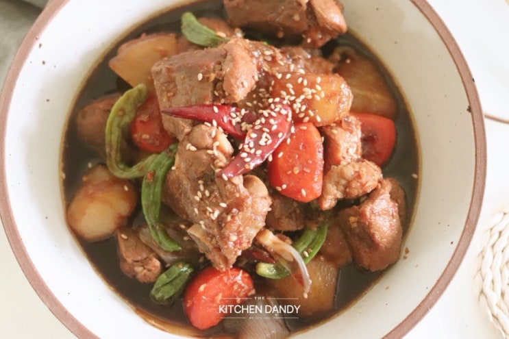 소갈비보다 맛있는 돼지갈비찜 양념 비법 레시피