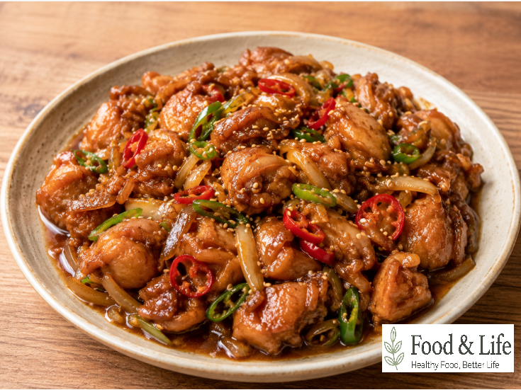 간장 닭갈비 황금레시피 (달콤짭짤한 양념의 촉촉한 닭다리살 간장조림 만드는 방법)