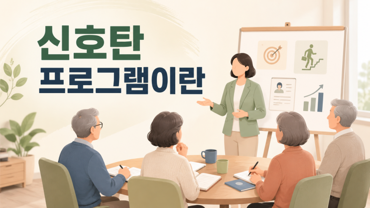 만 60세 이상을 위한 실업급여 신호탄프로그램 신청하고 실업급여 ....