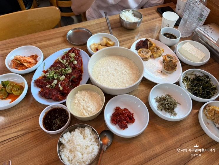 강릉 초당순두부 맛집, 최옥란할머니순두부에서 든든한 아침식사