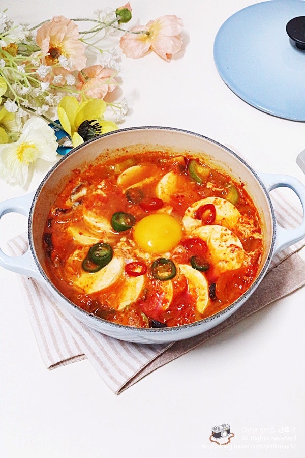 간단한 순두부찌개 레시피 깔끔 매콤 순두부요리