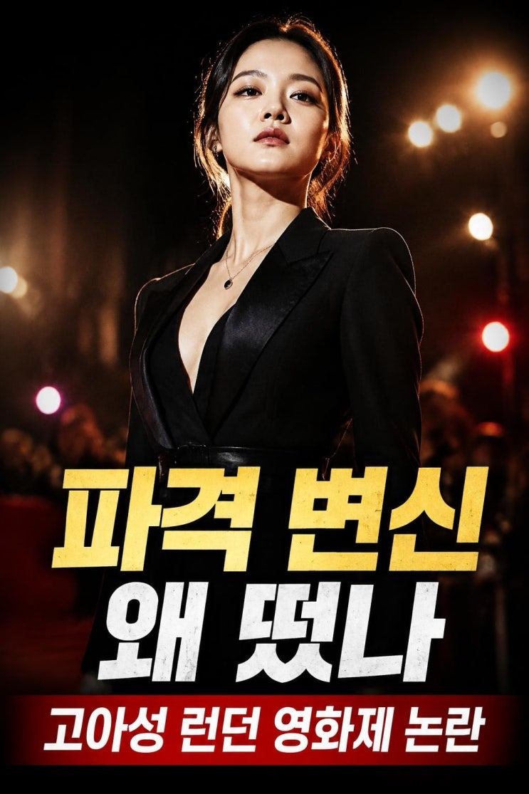 고아성 런던 영화제 란제리룩 논란, 파격 변신보다 더 주목받은 이....