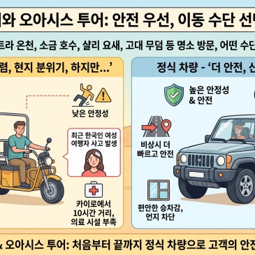 [2026 시와 오아시스 투어] 사막 초입에서 발길을 돌리고 싶지 않다면 (ft. 진짜 사파리와 가짜 사파리, 뭐가 다를까?)