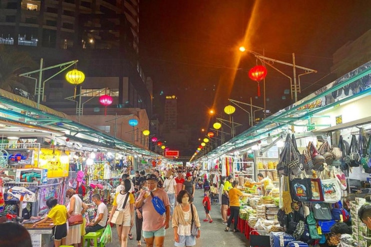 나트랑 여행 19편｜나트랑 야시장(Nha Trang Night Market), 밤 산책과 쇼핑....