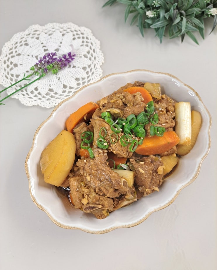백종원 간장 돼지갈비찜 레시피 갈비찜양념 만들기 메인 요리추천