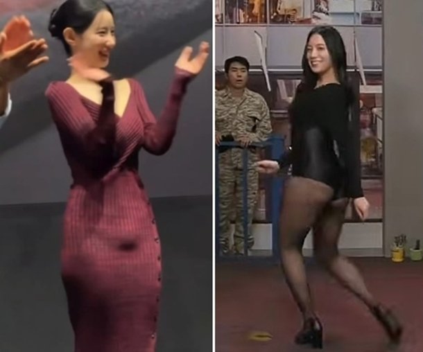 배우 신지원 시사회에서 버건디 골지 원피스 착용…SNL 검스녀 이후 ....