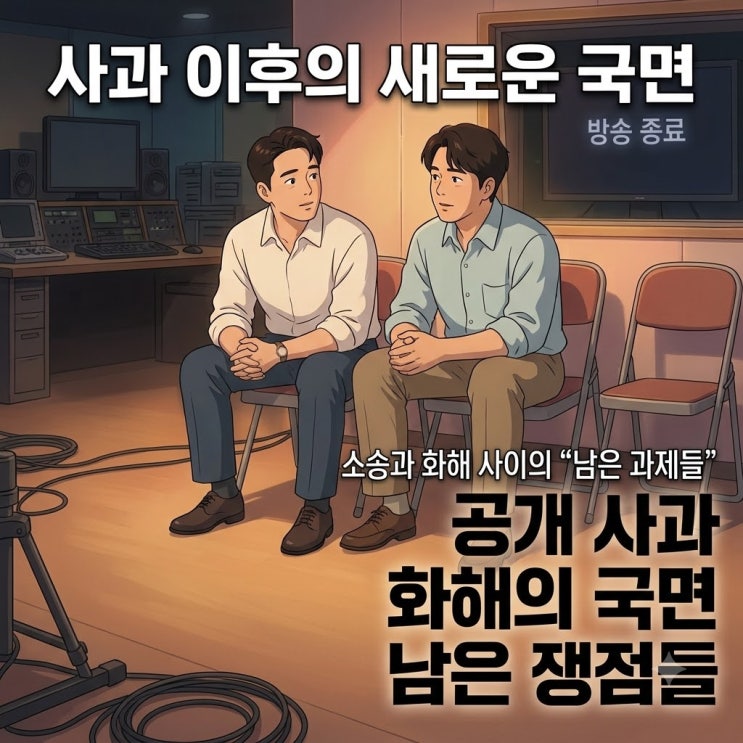 MC몽 김민종 공개 사과와 화해 국면, 명예훼손 고소 이후 남은 쟁점 ....