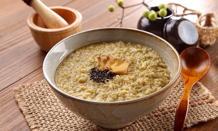 전복죽 끓이는 법 | 2인분 비율, 손질·내장·불 세기