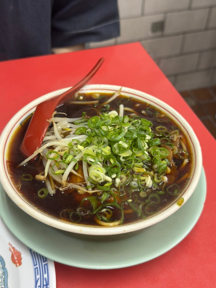 교토 라멘 맛집 신푸쿠 사이칸 본점｜새까만 중화소바 야키메시 내....