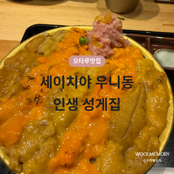 오타루 우니 맛집 요이치야｜내 인생 성게집은 너로 정했다