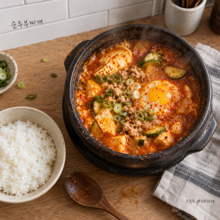 순두부찌개 레시피, 식당처럼 깊은 맛이 안 났던 이유가 있습니다