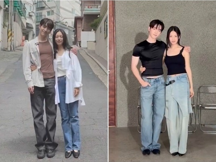 "키 차이부터 설렘 폭발?" 서강준♥안은진, 나란히 선 투샷 공개 끝....