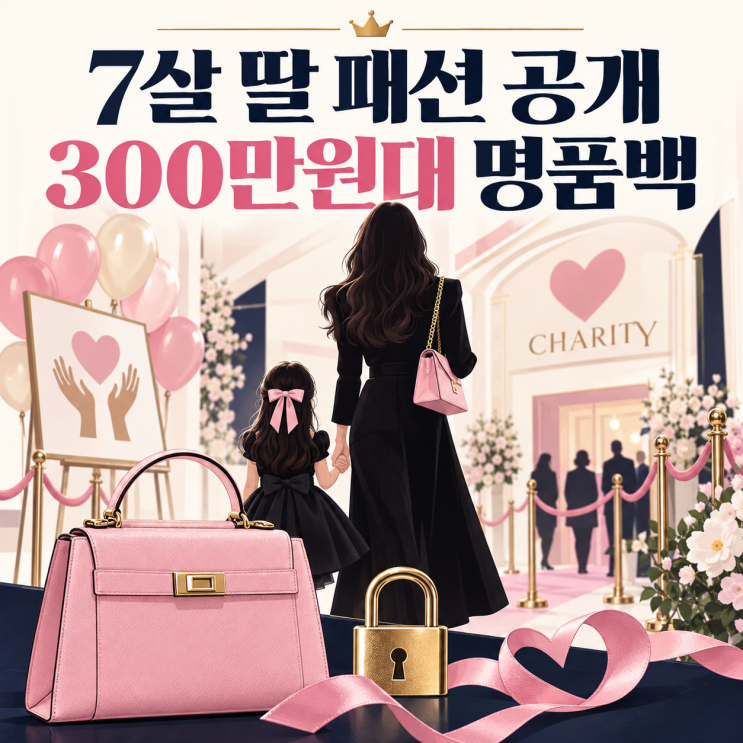 정준호·이하정 7살 딸, 300만원대 명품백 공개된 패션