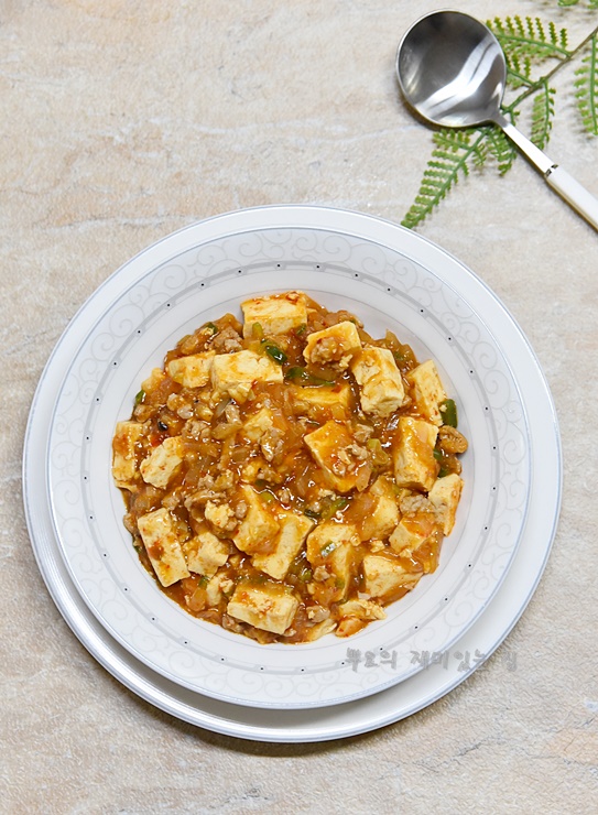 돼지고기 마파두부 만들기 고소하고 매콤한 마파두부 레시피