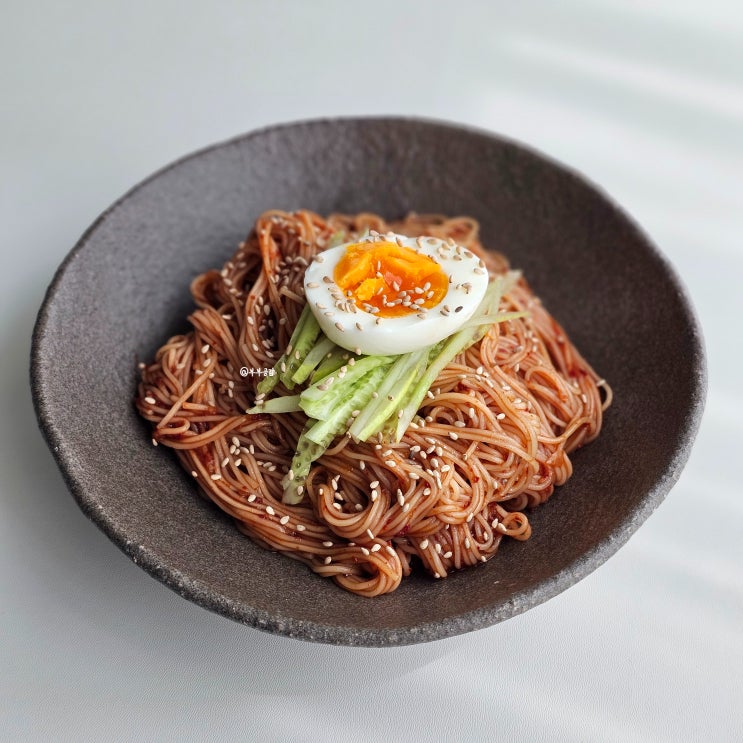 새콤달콤 비빔국수 양념장 레시피 절대 실패 없는 간단 비빔국수