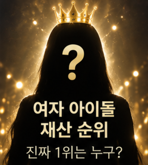 여자 아이돌 재산 순위는? 아이유가 1위일까, 블랙핑크가 더 부자일....