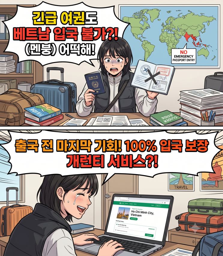 베트남 긴급 여권 입국 가능한 단 한 가지 방법: 개런티 보장 서비스 대표 이미지