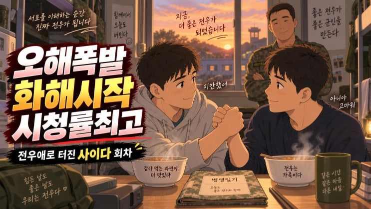 신병4 사보타주 6회 분석: 박민석·김현욱 화해와 변혁진 응징이 만....