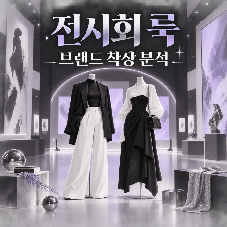 장원영 전시회 디올 풀착장, 안녕 전시회에서 달라진 전체 인상