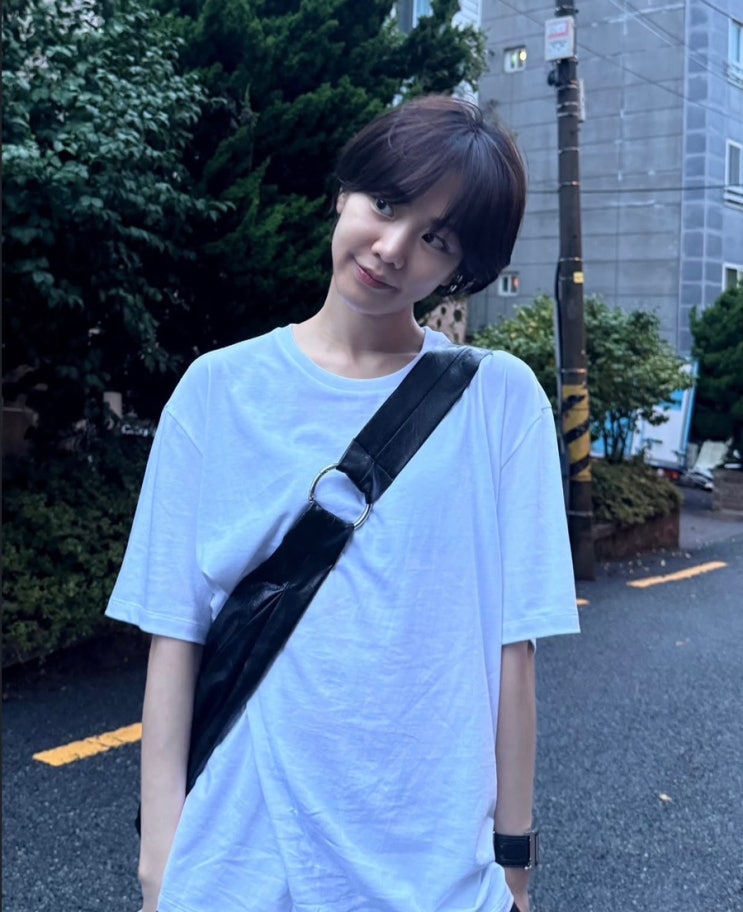 한지은 숏컷, 긴 머리 자르자 분위기가 이렇게 달라졌어요