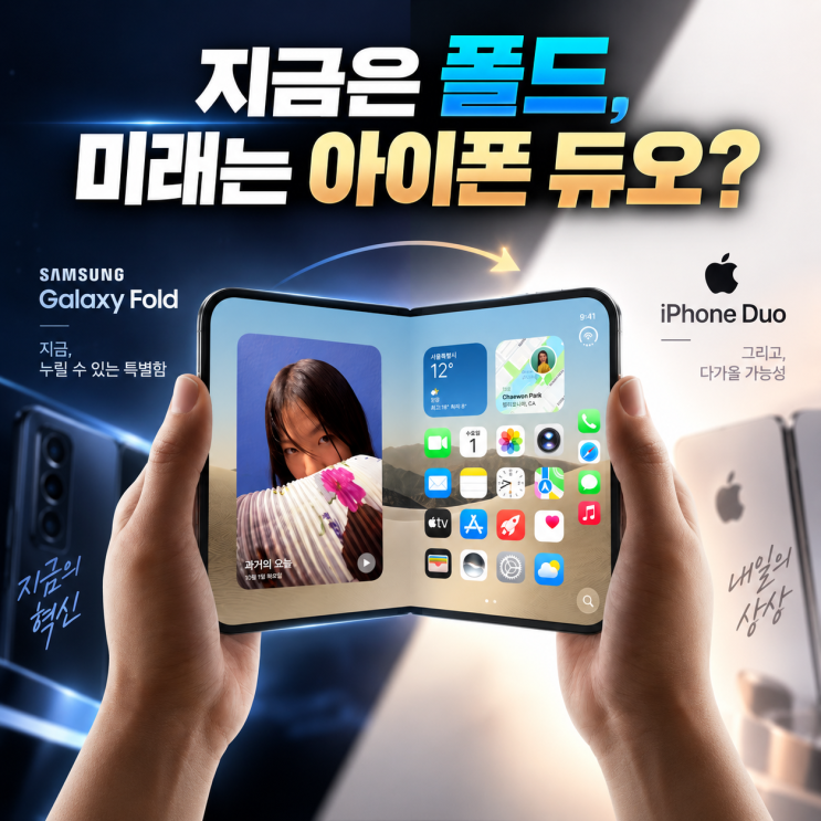 애플이 드디어 아이폰을 접었다! 그런데 iPhone Duo 329만원???.. 삼성 폴드보다 뭐가 다를까?