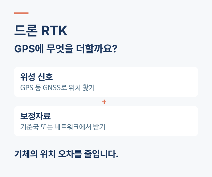 드론 RTK, GPS가 잡히는데 왜 따로 필요할까? : 네이버 블로그