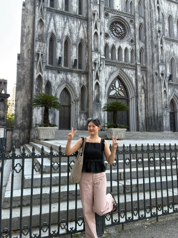 [하노이&사파 여행 Day 1] 욜로스파, 성요셉성당, 응옥선사원, 기찻길....