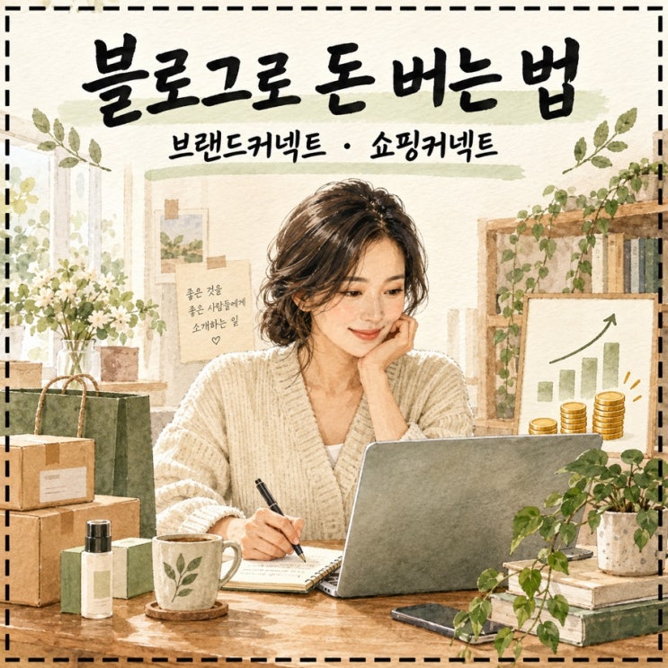 05. 네이버 블로그로 돈 버는 법｜브랜드커넥트·쇼핑커넥트 수익화 방법