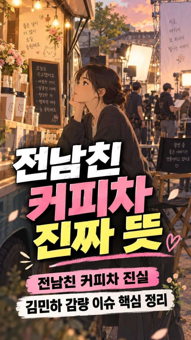 김민하 17kg 감량과 노상현 전남친 커피차, 실제 의미는 작품 인연이....