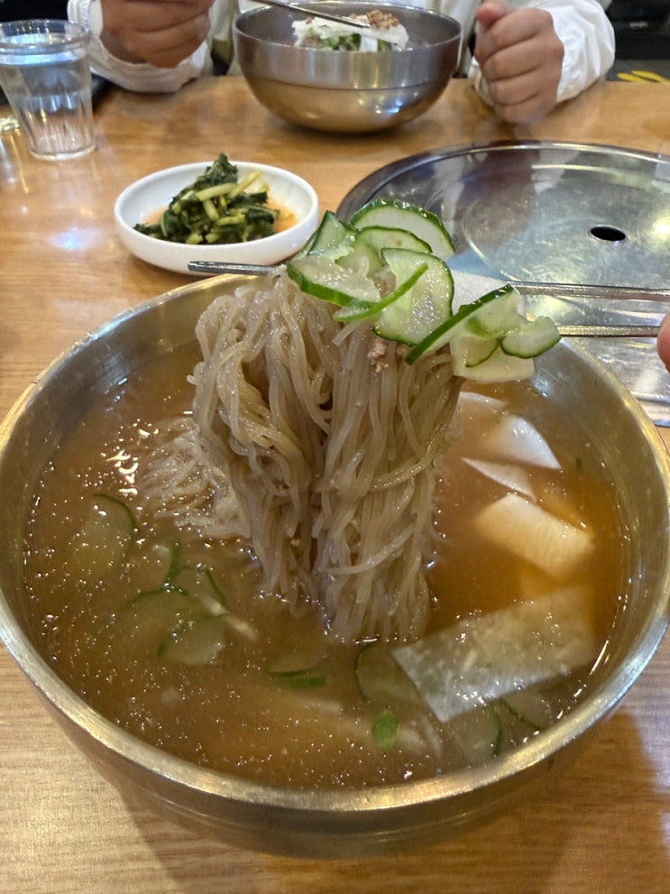 [파주 문산] 쇼츠에 자꾸 뜨는 블루리본 맛집 모아냉면 내돈내산 후기 : 네이버 블로그