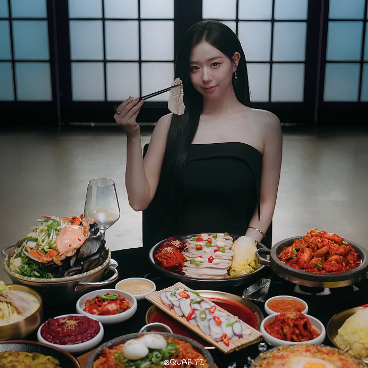 손정보쌈 모델 누구길래 눈에 익나 했더니, 트리플에스 김채연