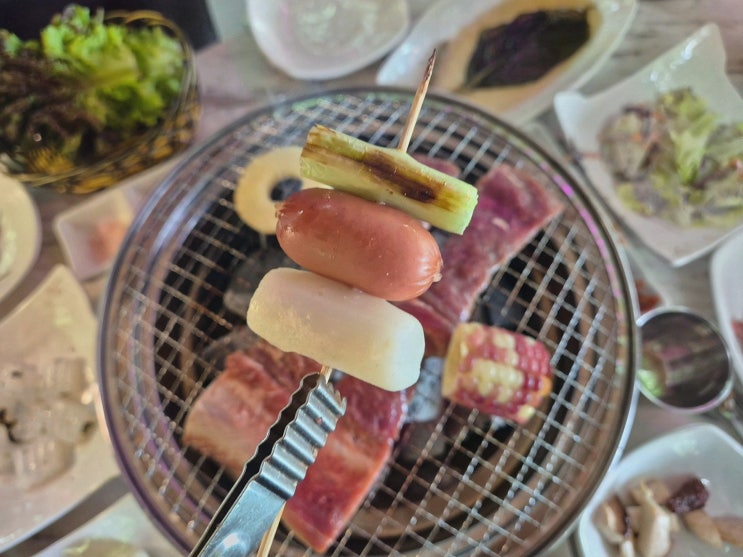 [맛집리뷰] 포천맛집 이맛갈비, 휴양지 야외포토존+신선로 갈비