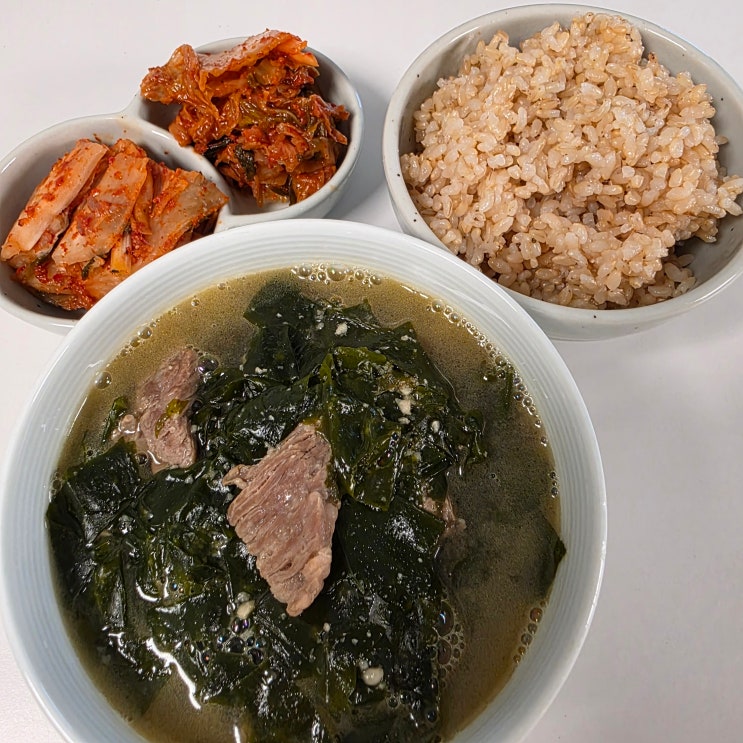 소고기미역국 레시피 미역국 끓이는법