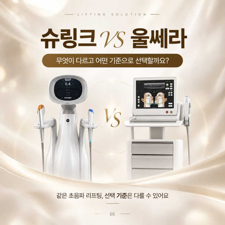 울산 리프팅, 슈링크 vs 울쎄라 무엇이 다르고 어떤 기준으로 선택할까요? : 네이버 블로그