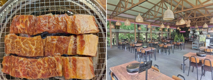산정호수맛집 이맛갈비, 휴양지 감성 야외갈비 후기