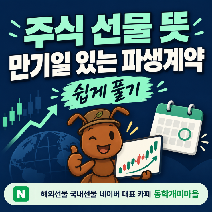 주식 선물 뜻 만기일 존재하는 파생계약 특징 쉽게 풀기 : 네이버 블로그