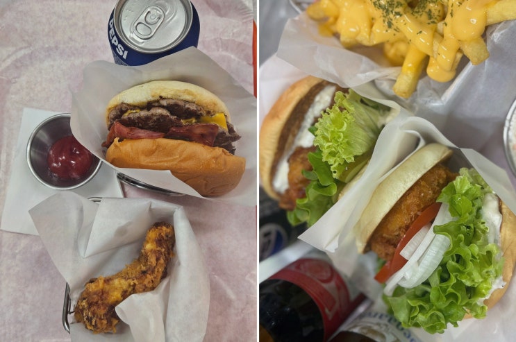 [맛집리뷰] 성안길 수제버거 스택스버거, 눌러 구운 패티와 토핑 쌓는 즐거움