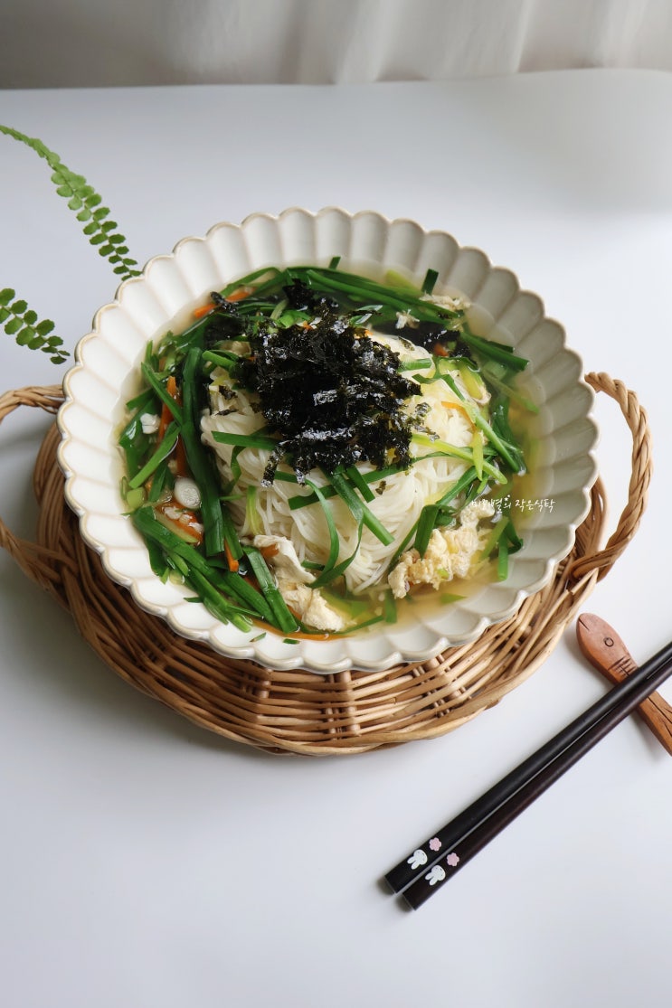 간단 잔치국수 레시피 육수 만들기 멸치국수