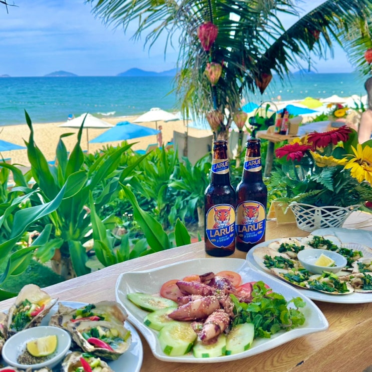 다낭 호이안 안방비치맛집 라플라주, 랍스터부터 조개구이까지 해....