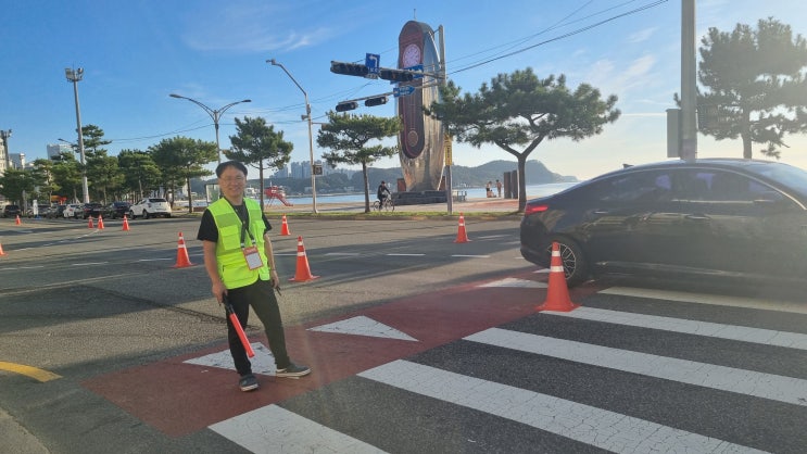 포항2차전지전국마라톤대회 주로 심판, 가을바람과 마라토너들의 숨소리