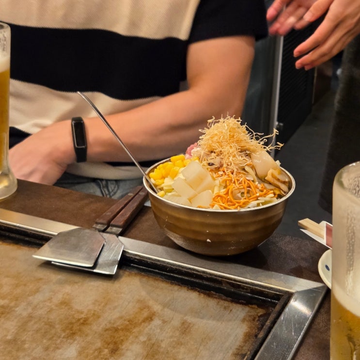 오사카 오코노미야끼, 몬자야끼 웨이팅 맛집 모미지 : 네이버 블로그