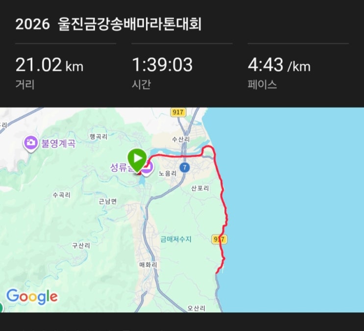 2026  울진금강송배마라톤