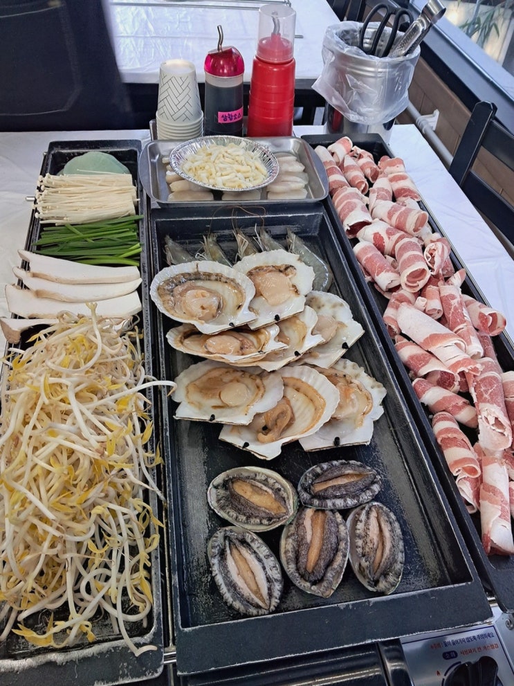 군산선유도맛집 선유도바닷가, 바다+해물삼합 데이트