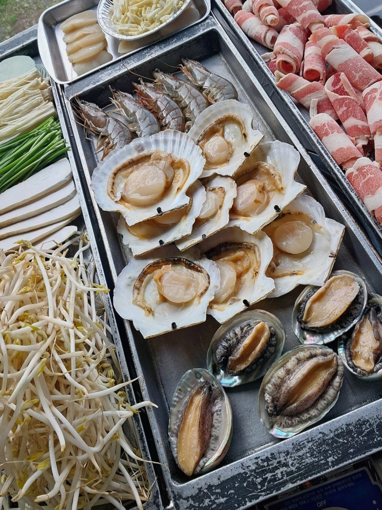군산선유도데이트 회식장소, 바다뷰 삼합으로 마음이 따뜻해진 날
