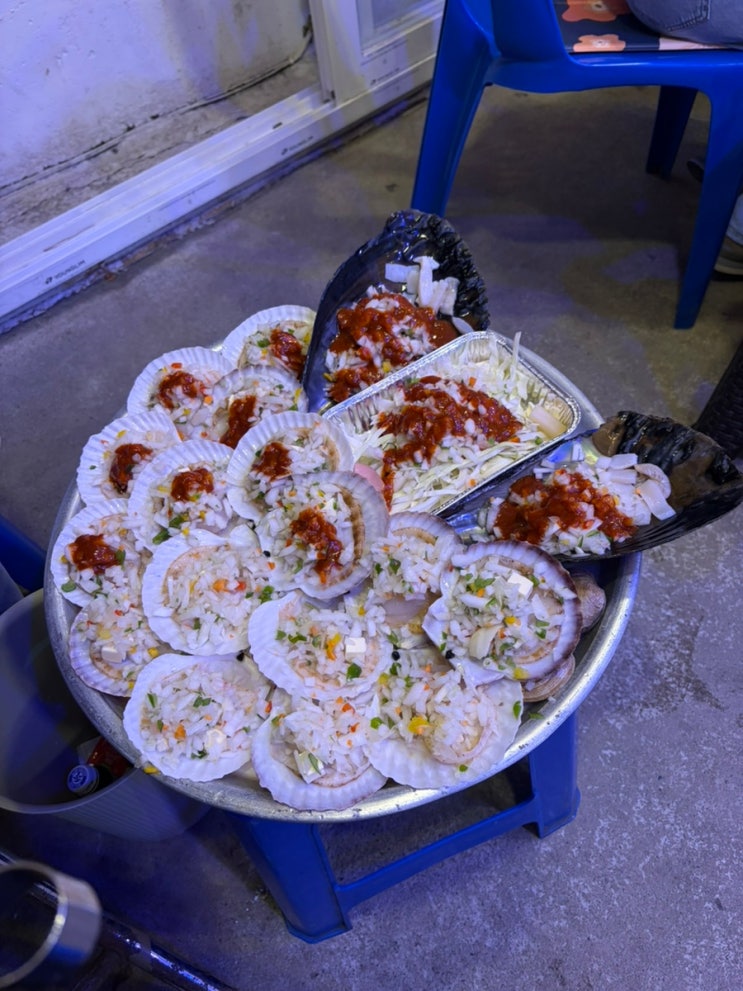 부산 태종대 조개구이촌 17번 부산집 내돈내산 추천 맛집