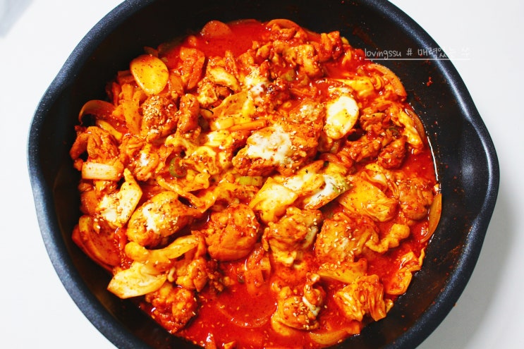 닭갈비 만들기 치즈닭갈비 레시피 양념 재료 순살닭갈비